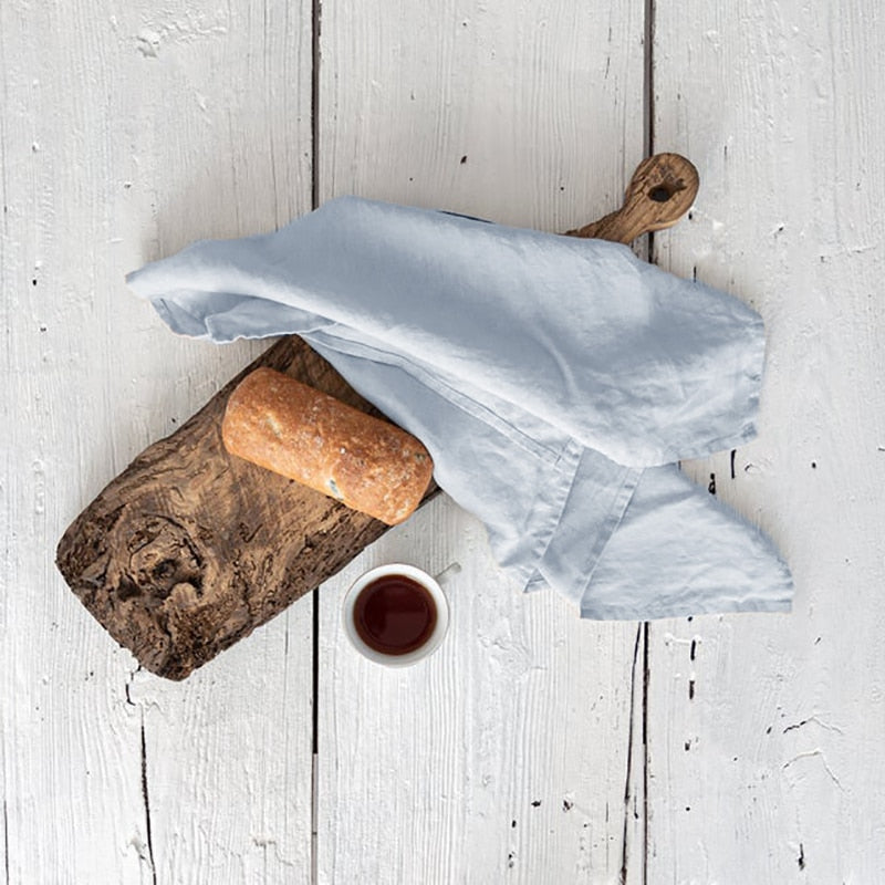Hand-dyed towels, set of 4 Ramble & Roam