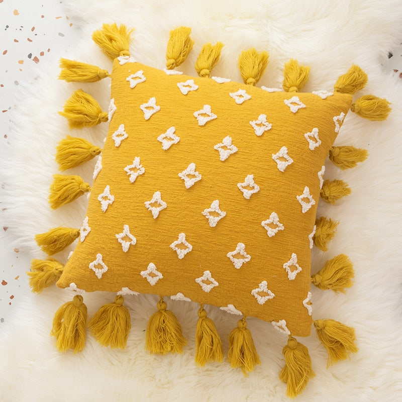 Handmade Pompom Luxury Throw Pillow Covers Ramble & Roam