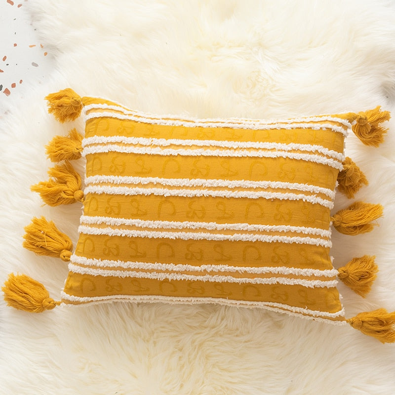 Handmade Pompom Luxury Throw Pillow Covers Ramble & Roam
