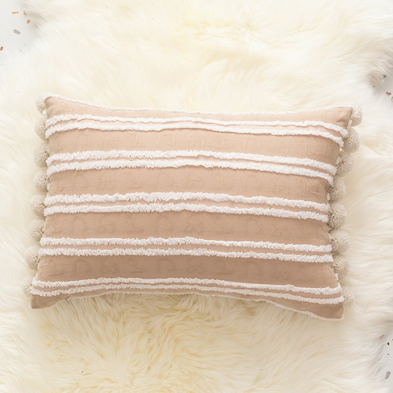 Handmade Pompom Luxury Throw Pillow Covers Ramble & Roam