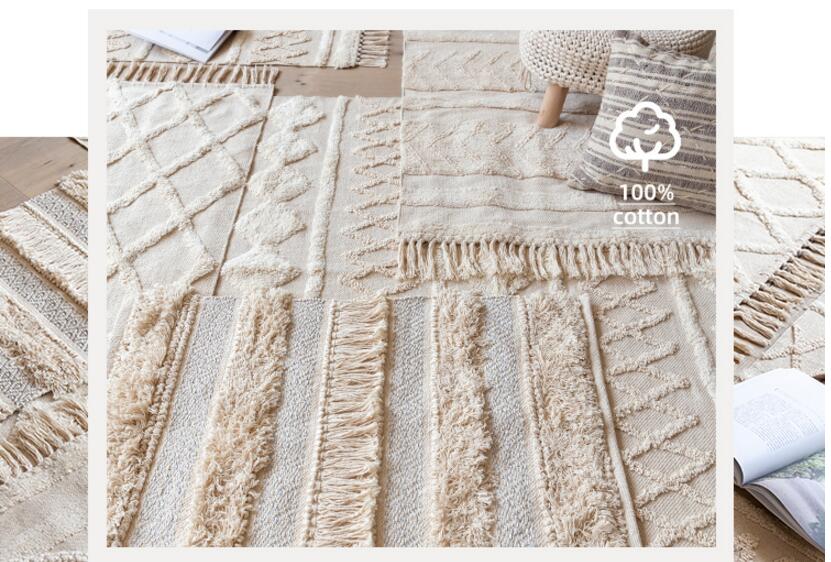 Indian Thick Soft Wool Layering Rugs, 2x3ft Ramble &amp; Roam