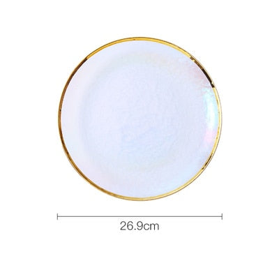 Iridescent Rainbow Glass Tableware Ramble & Roam