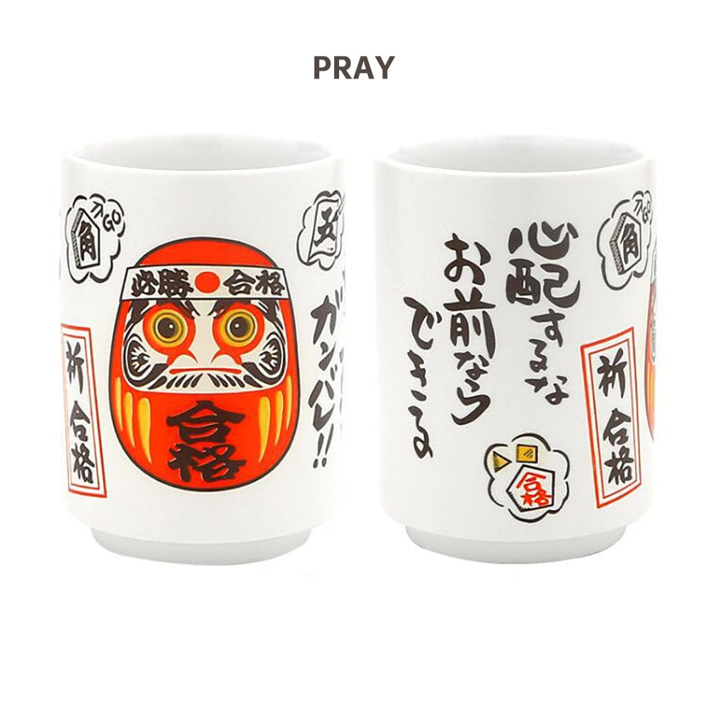 Japanese Ceramic Hand-painted Sake Mugs, 10oz. Ramble & Roam