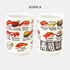 Japanese Ceramic Hand-painted Sake Mugs, 10oz. Ramble & Roam