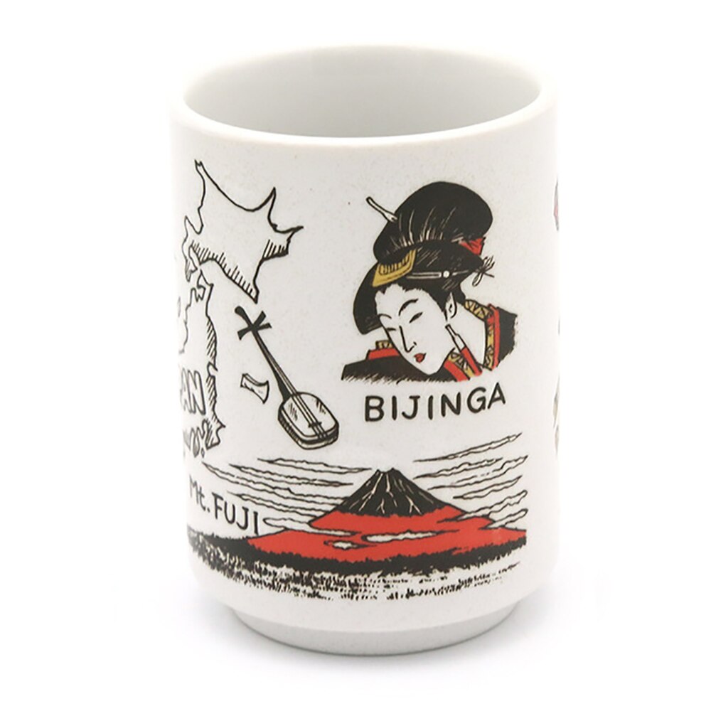 Japanese Ceramic Hand-painted Sake Mugs, 10oz. Ramble & Roam