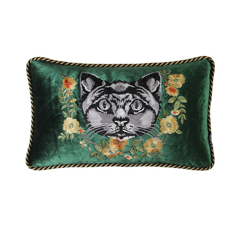 Luxury Velvet Animal Throw Pillows Ramble & Roam