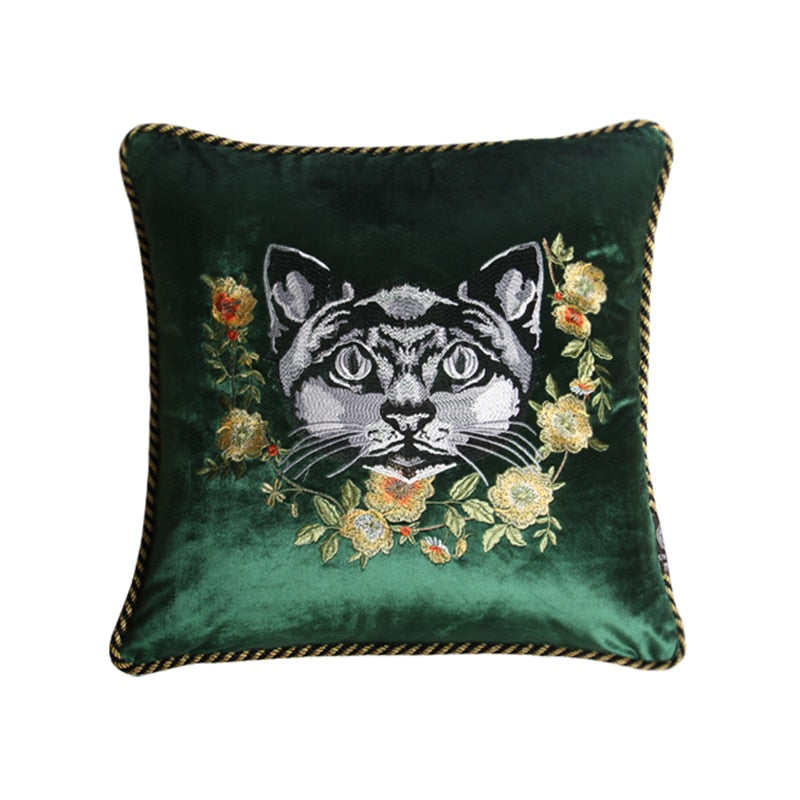Luxury Velvet Animal Throw Pillows Ramble & Roam