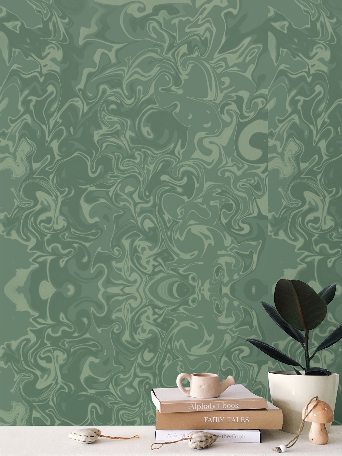 Malachite Marble Wallpaper Ramble & Roam