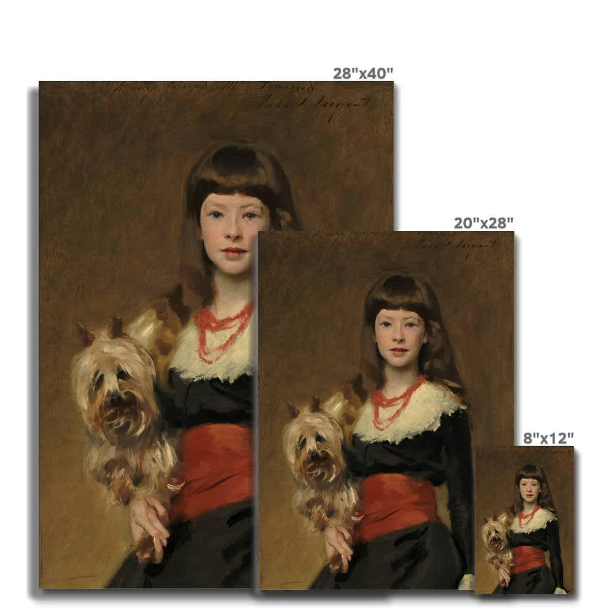 Miss Beatrice Townsend, John Singer Sargent, 1882 Canvas Ramble & Roam
