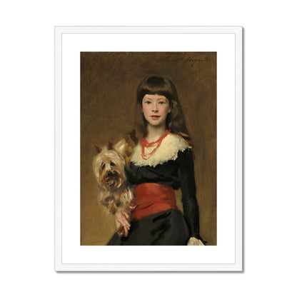 Miss Beatrice Townsend, John Singer Sargent, 1882 Framed &amp; Mounted Print Ramble &amp; Roam