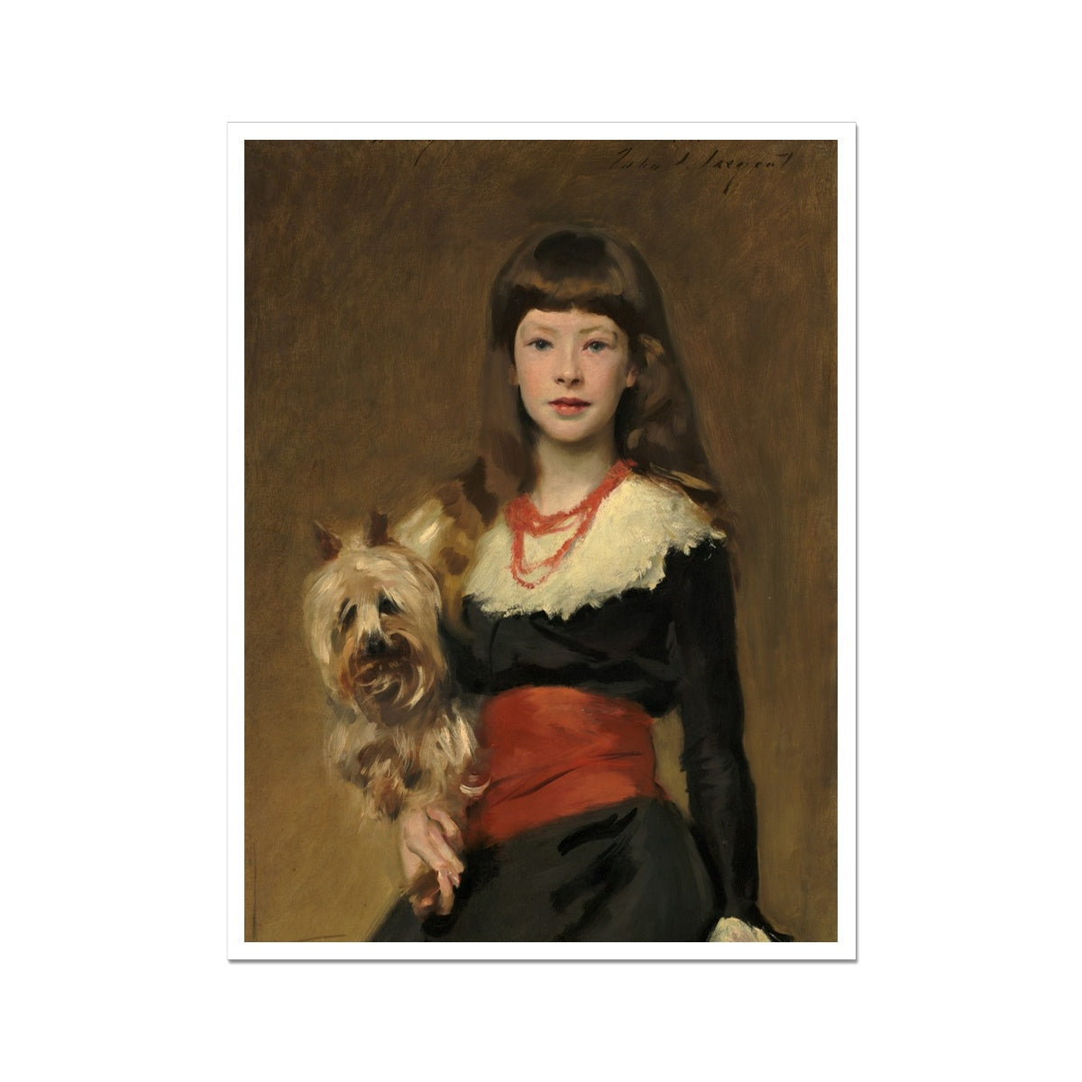 Miss Beatrice Townsend, John Singer Sargent, 1882 Hahnemühle German Etching Print Ramble & Roam