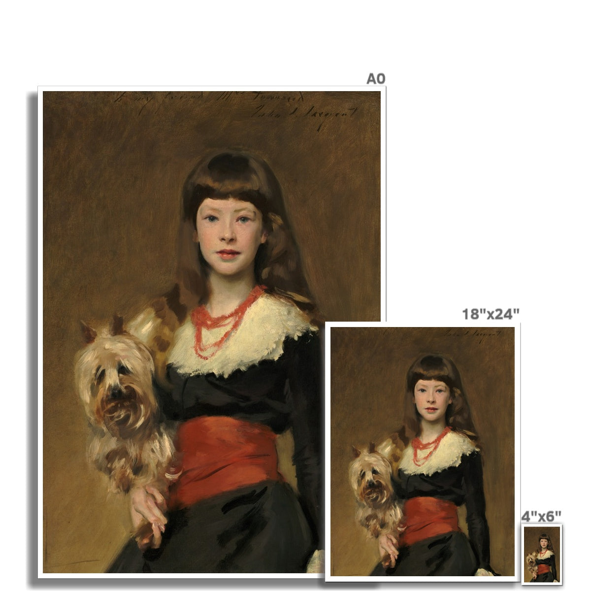 Miss Beatrice Townsend, John Singer Sargent, 1882 Hahnemühle German Etching Print Ramble & Roam