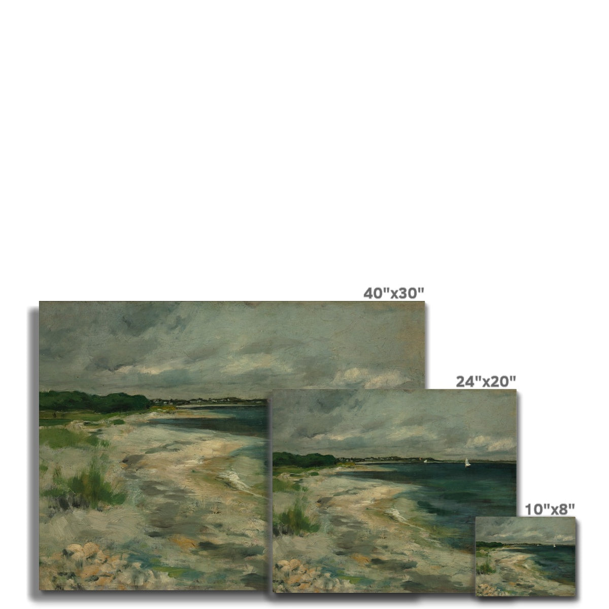 Ocean look up Canvas Ramble & Roam