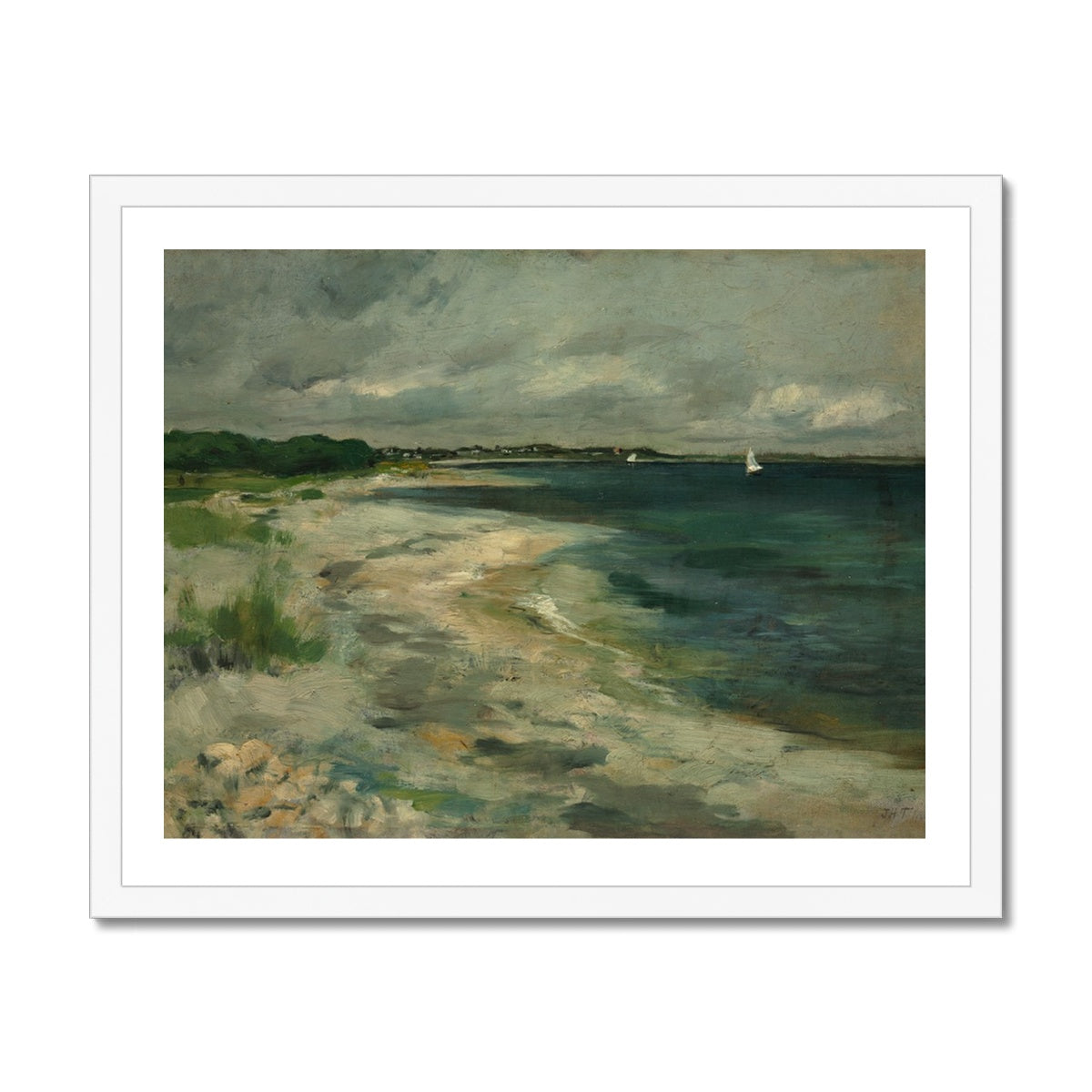 Ocean look up Framed Print Ramble & Roam