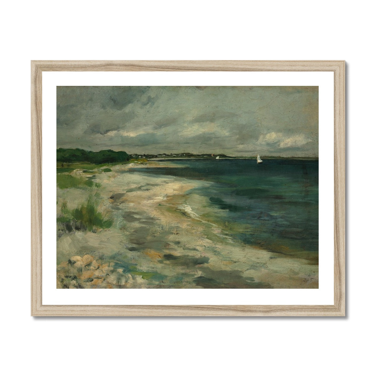 Ocean look up Framed Print Ramble & Roam
