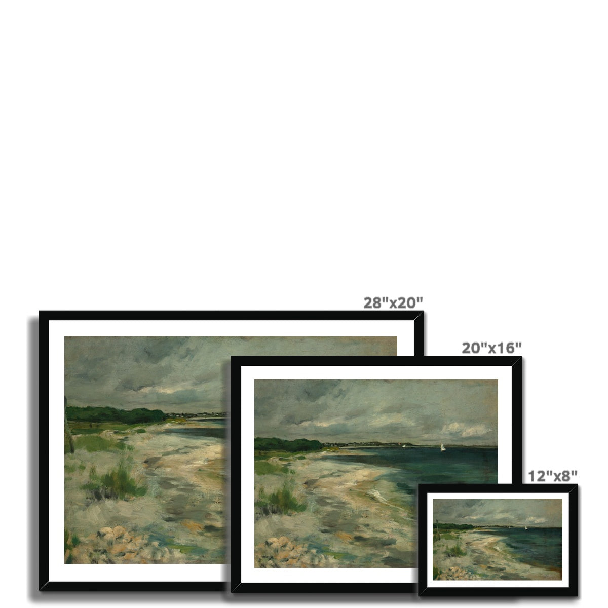Ocean look up Framed Print Ramble & Roam