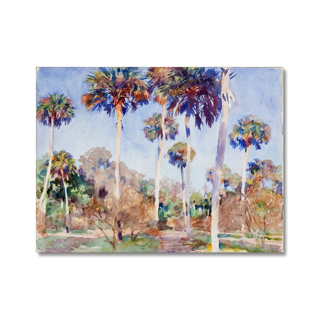 Palms, John Singer Sargent, 1917 Canvas Ramble &amp; Roam