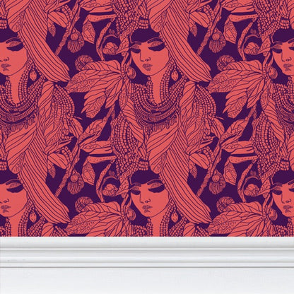 Priestess Wallpaper, Pink Purple Ramble &amp; Roam