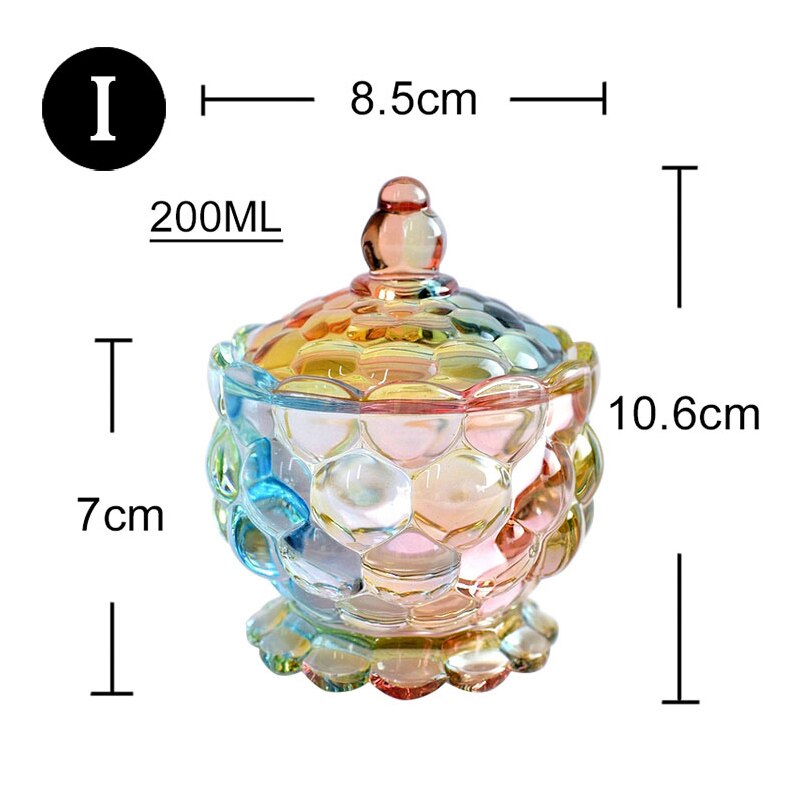 Rainbow Candy Glass Jars Ramble & Roam