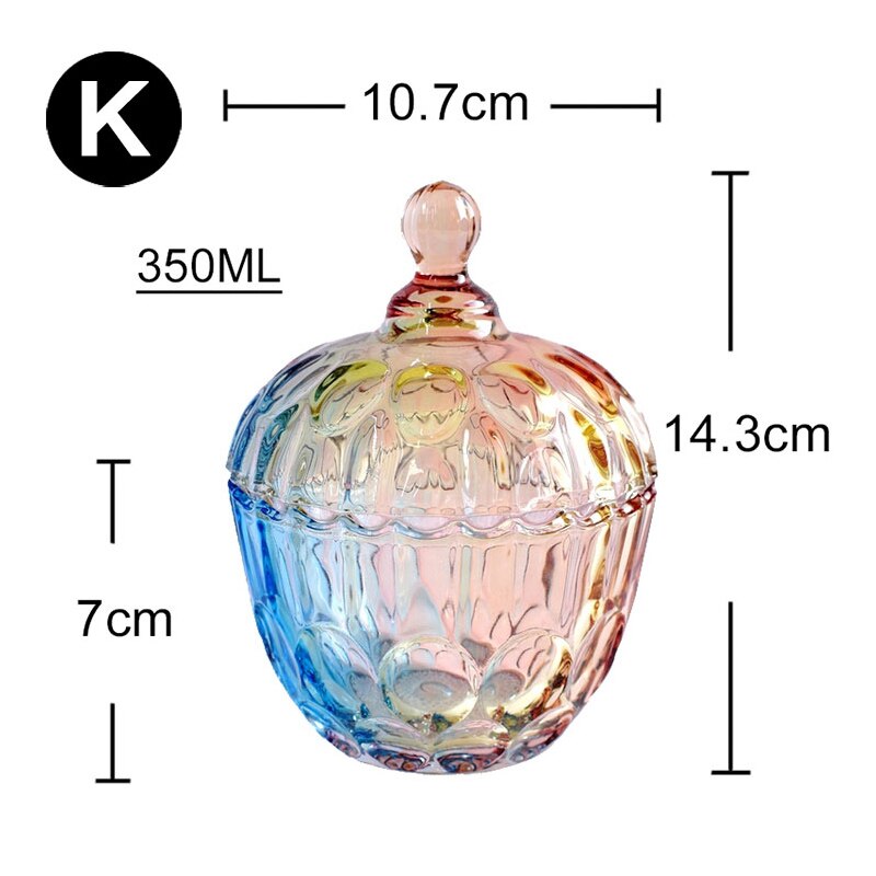 Rainbow Candy Glass Jars Ramble & Roam
