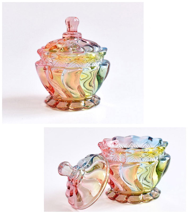 Rainbow Candy Glass Jars Ramble & Roam