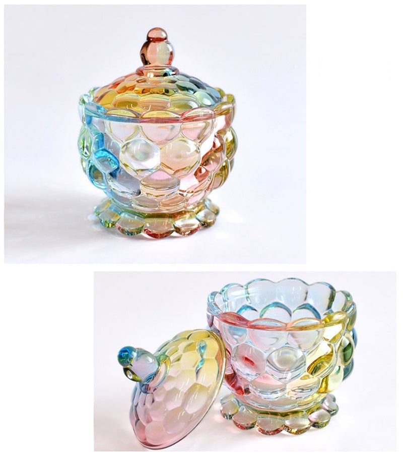 Rainbow Candy Glass Jars Ramble & Roam
