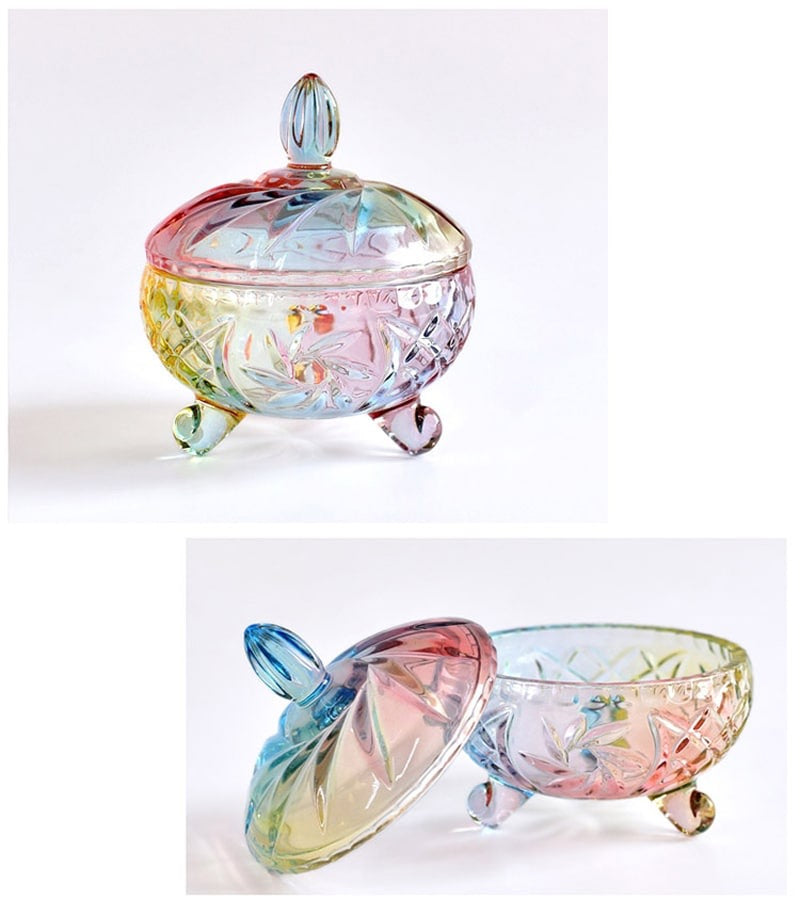 Rainbow Candy Glass Jars Ramble & Roam