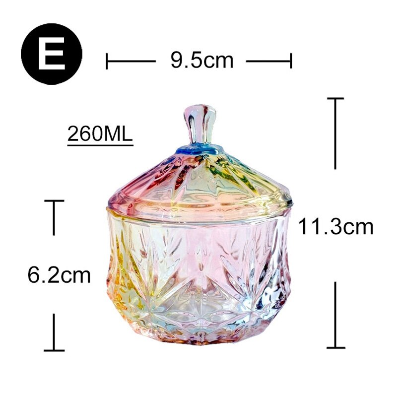 Rainbow Candy Glass Jars Ramble & Roam