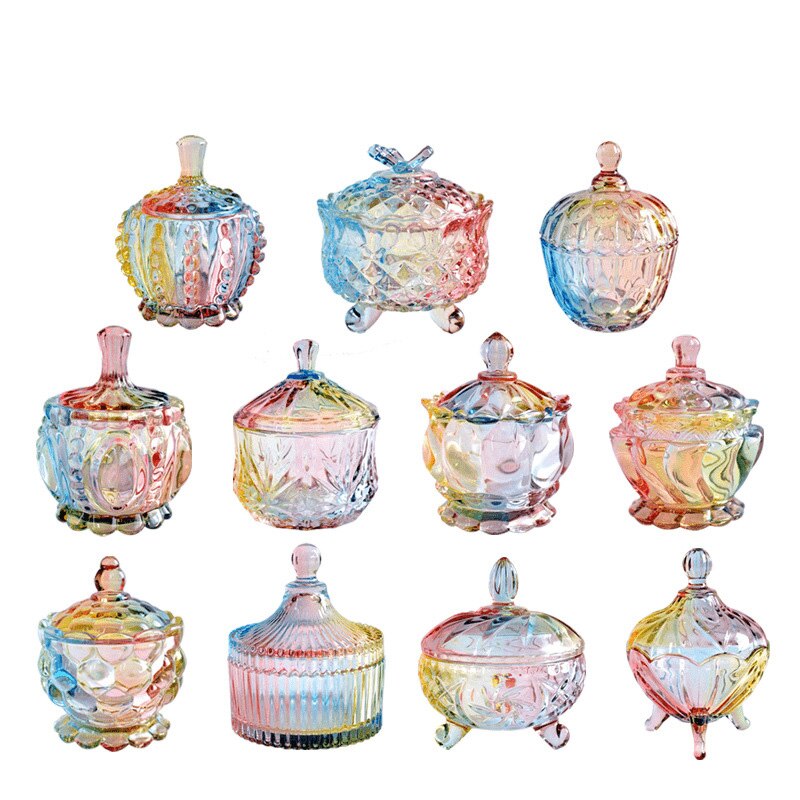 Rainbow Candy Glass Jars Ramble & Roam