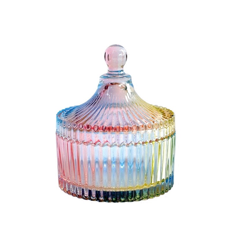 Rainbow Candy Glass Jars Ramble & Roam