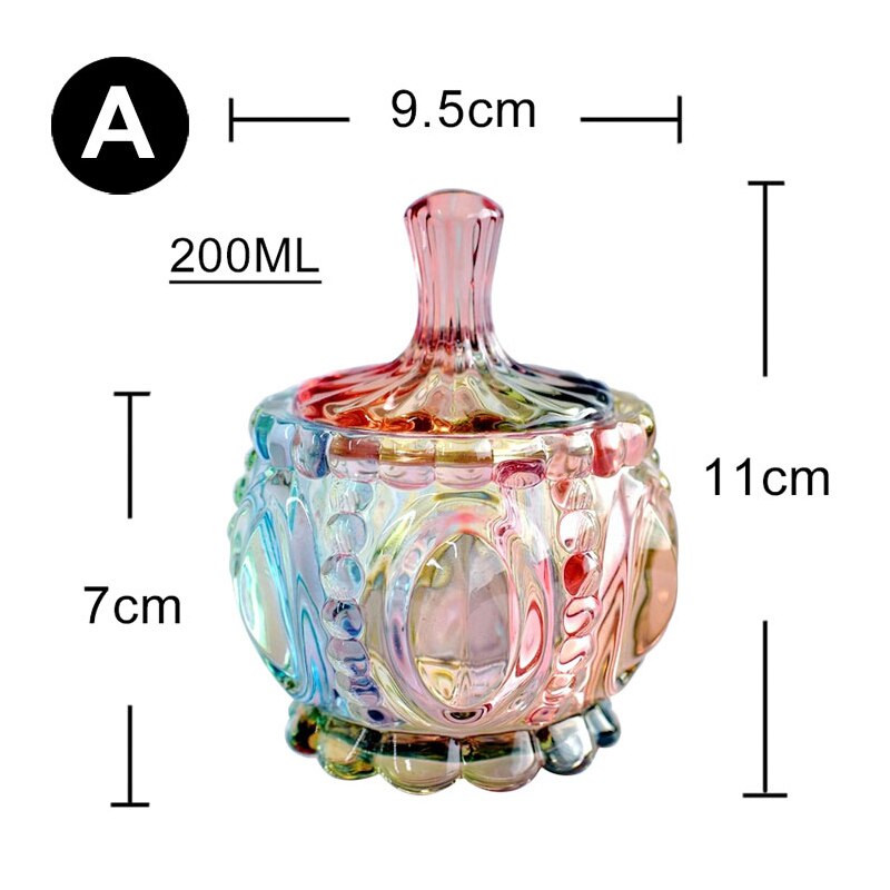 Rainbow Candy Glass Jars Ramble & Roam