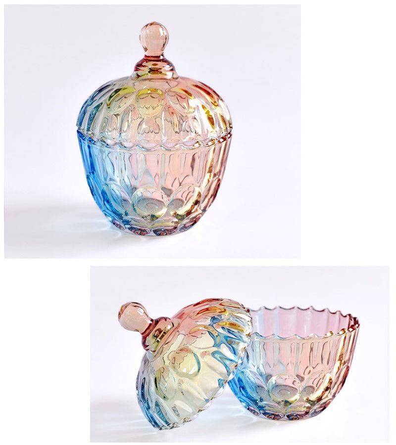 Rainbow Candy Glass Jars Ramble & Roam
