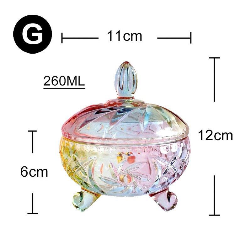 Rainbow Candy Glass Jars Ramble & Roam