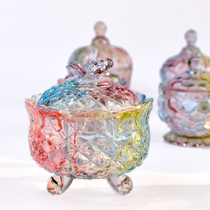 Rainbow Candy Glass Jars Ramble & Roam