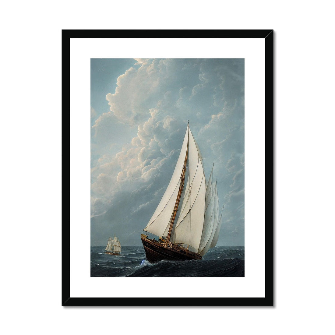Sail by sea Framed &amp; Mounted Print Ramble &amp; Roam