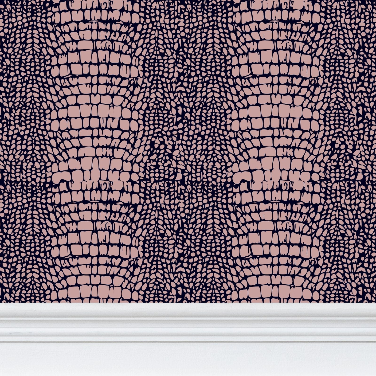 Snakeskin Blue and Mauve Ramble & Roam