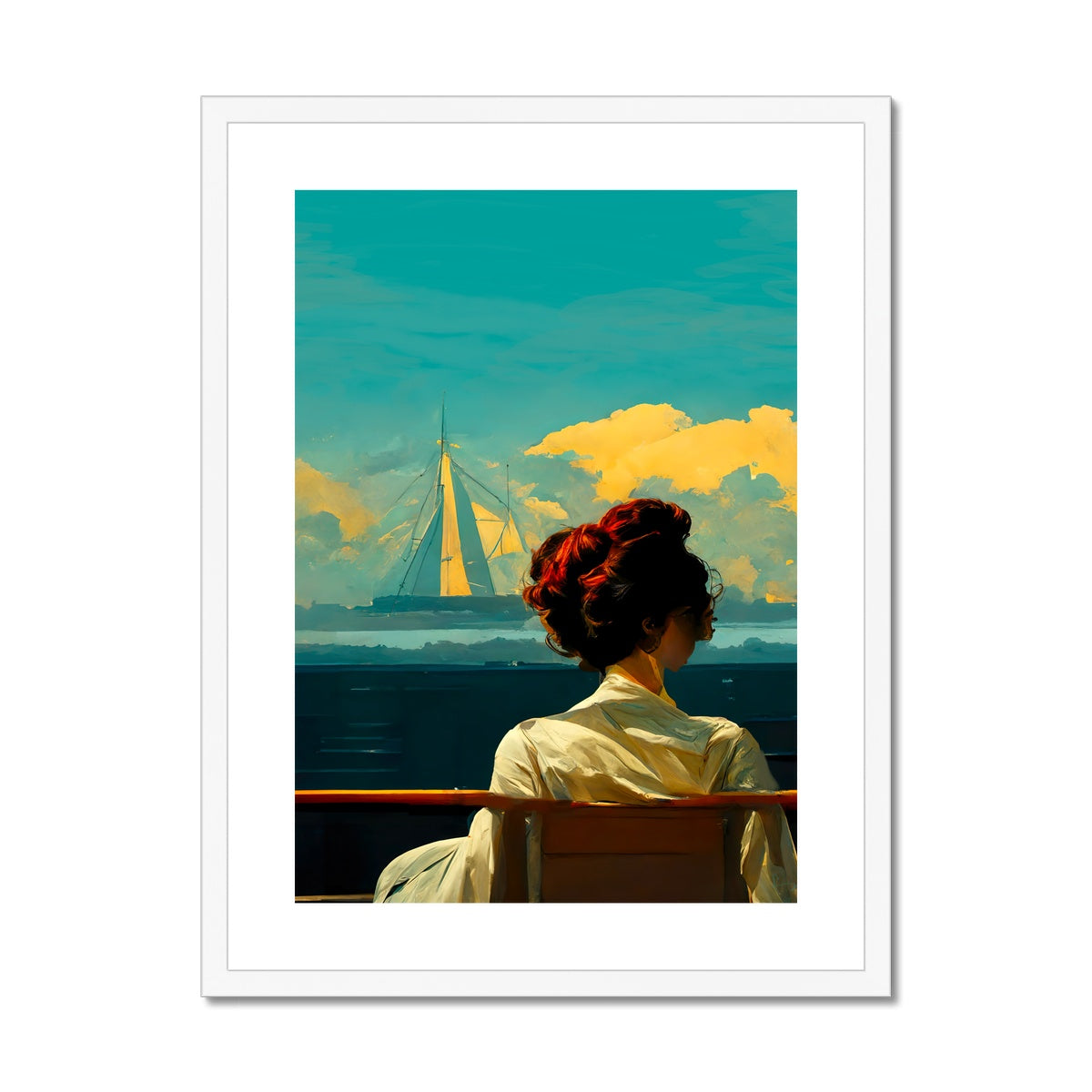 The Ship Wife Framed & Mounted Print Ramble & Roam