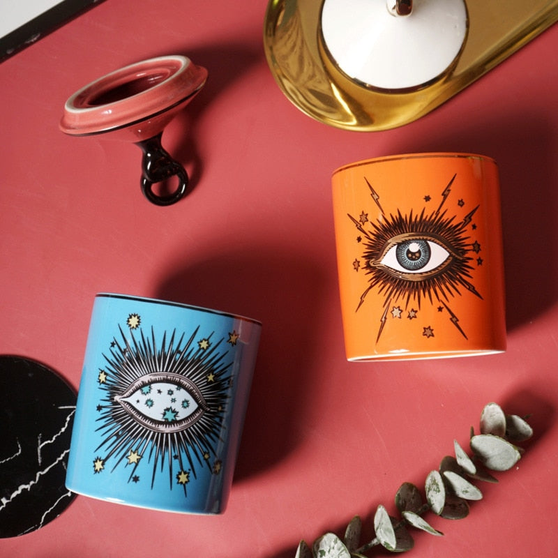Third Eye Jar With Lid, Ceramic Ramble &amp; Roam