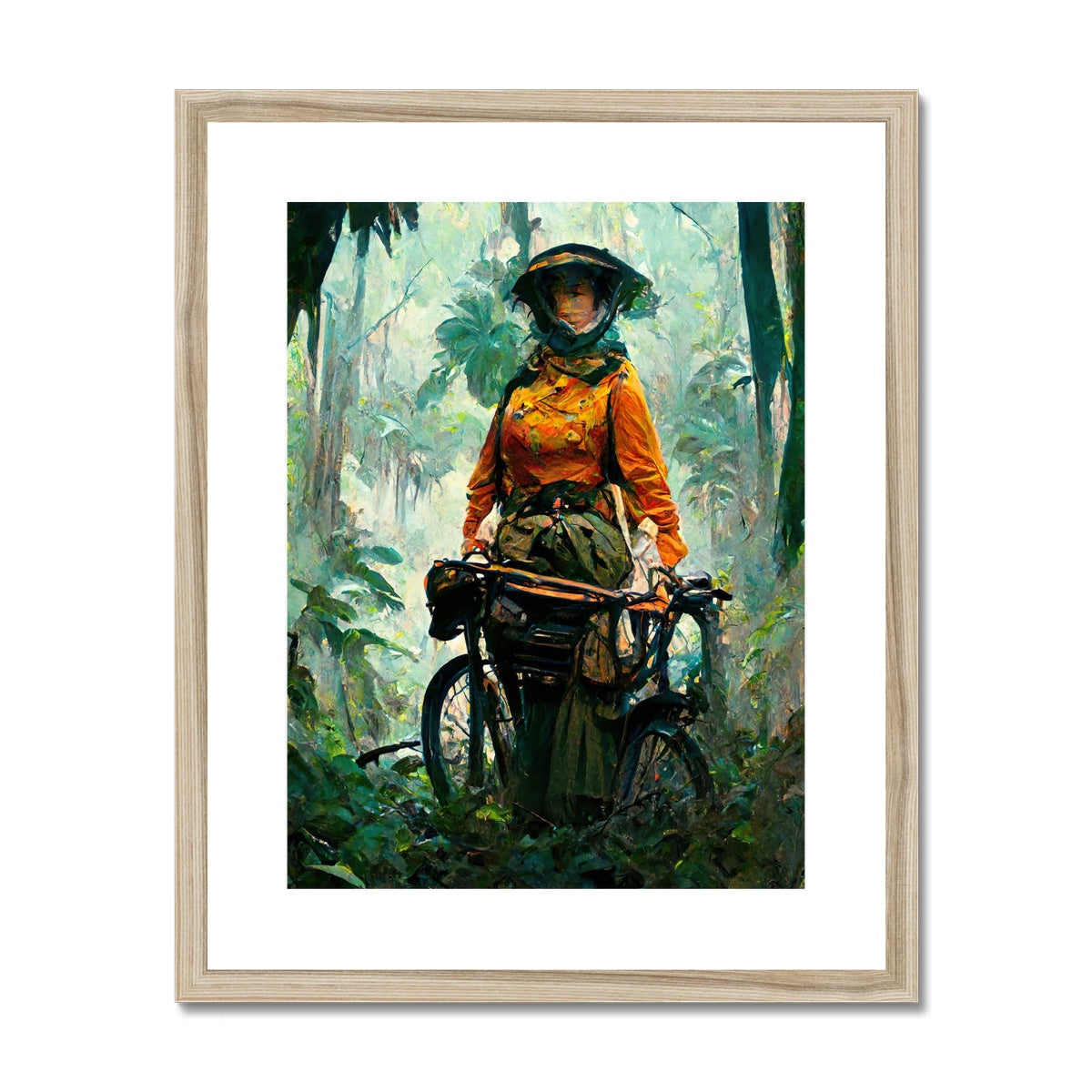 Victorian Jungle Rebel, 2021, Renée, Framed &amp; Mounted Print Ramble &amp; Roam
