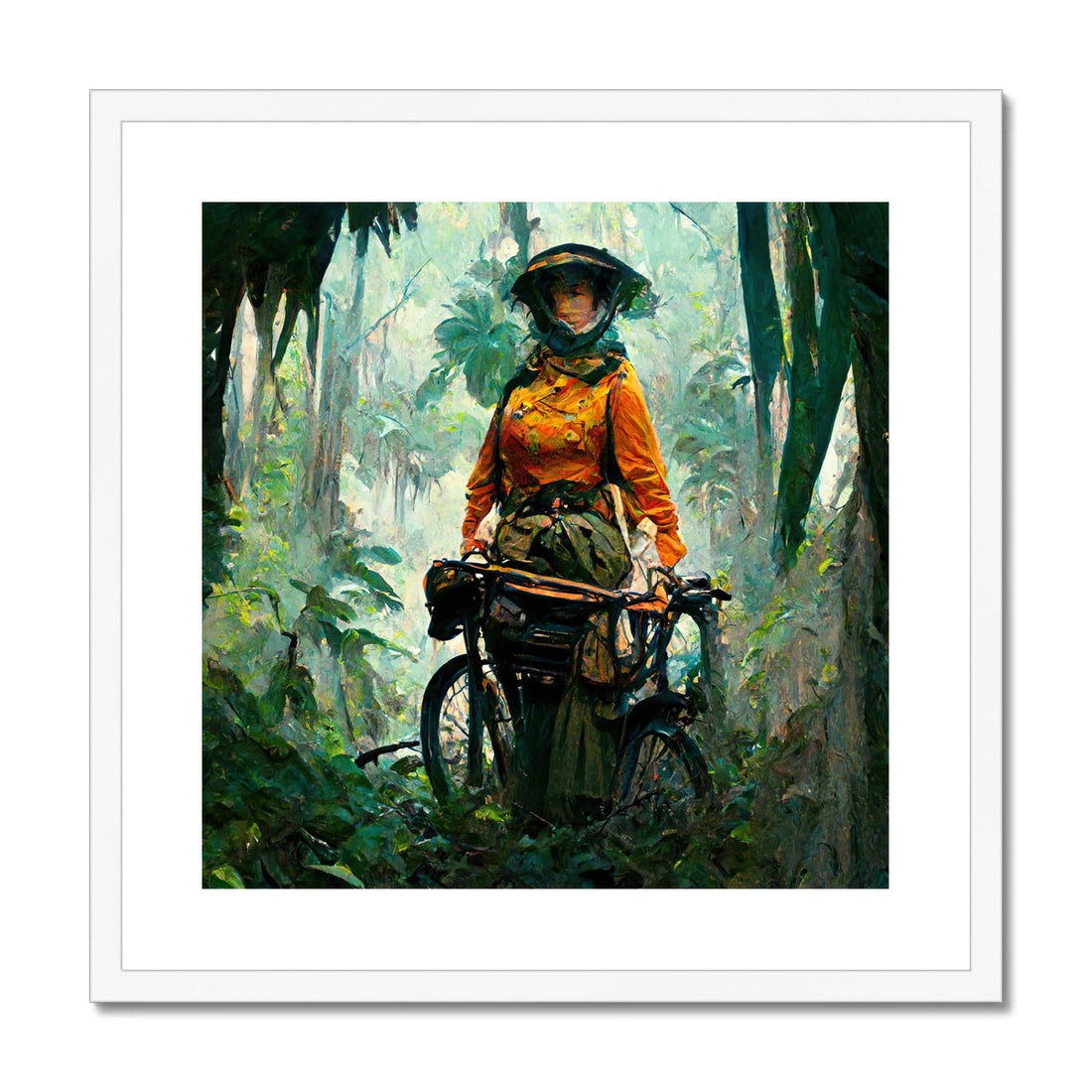 Victorian Jungle Rebel, 2021, Renée, Framed &amp; Mounted Print Ramble &amp; Roam