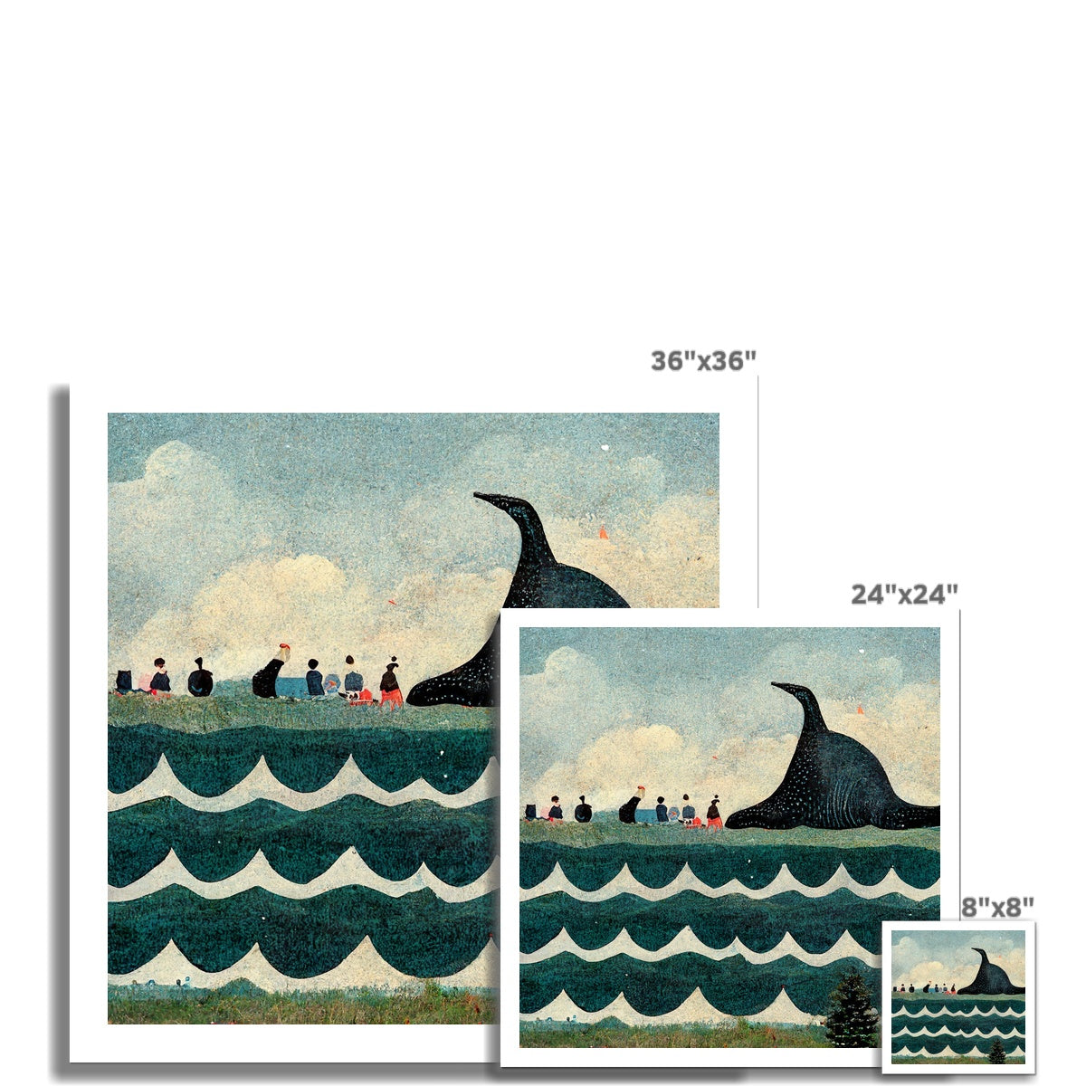 Whale Watching on the Cape, 2015, Renée, Hahnemühle Photo Rag Print Ramble & Roam