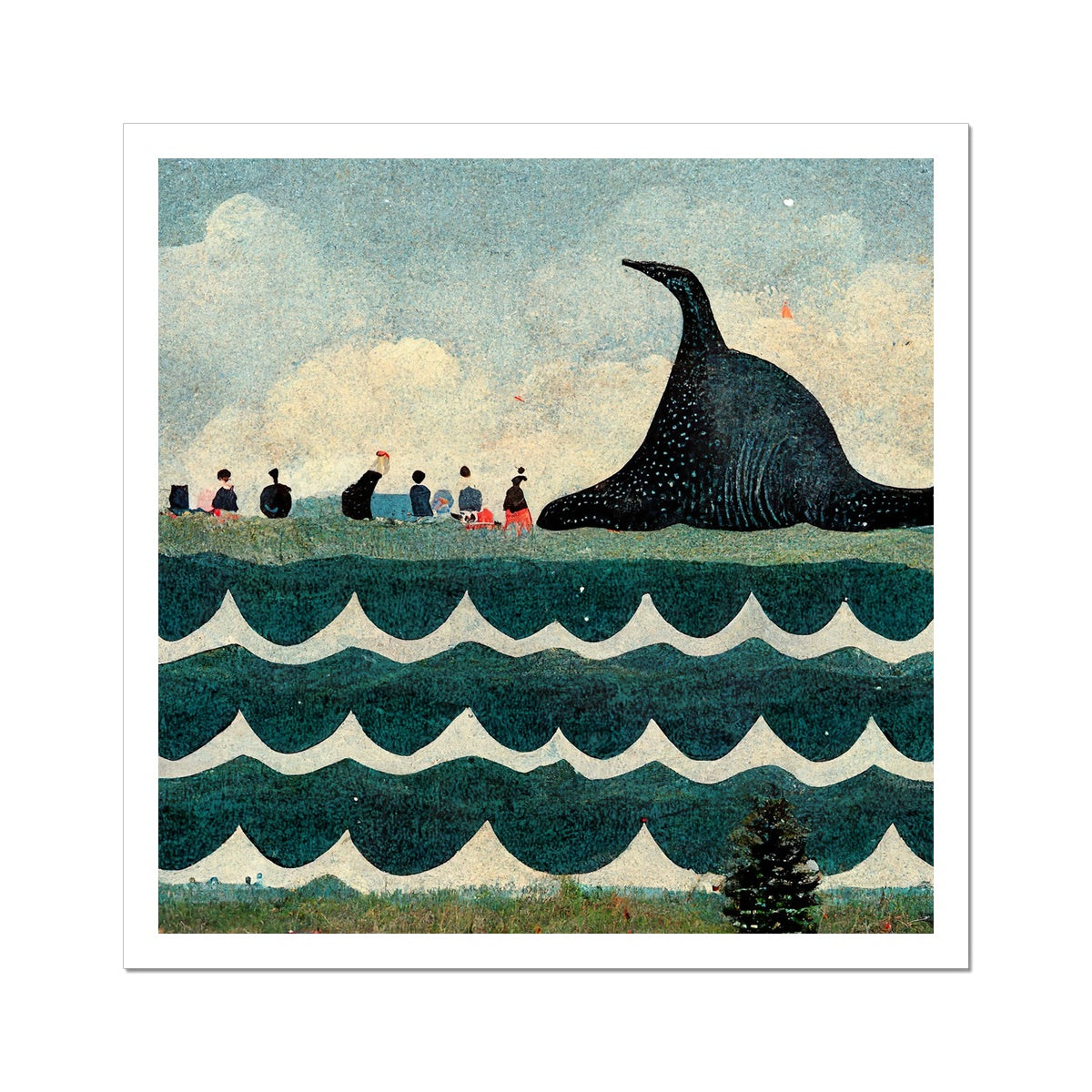 Whale Watching on the Cape, 2015, Renée, Hahnemühle Photo Rag Print Ramble & Roam
