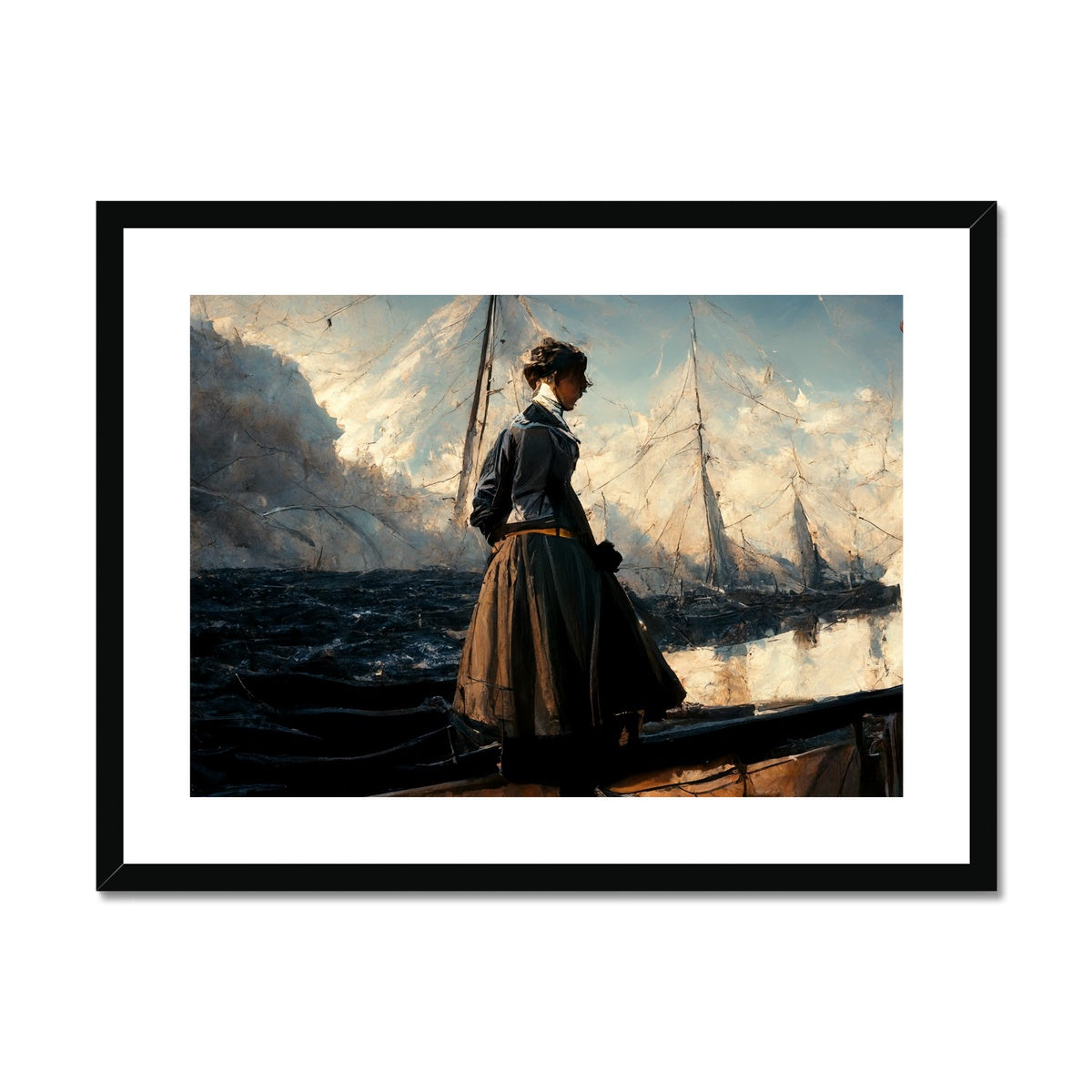 What if Ida roamed Framed & Mounted Print Ramble & Roam