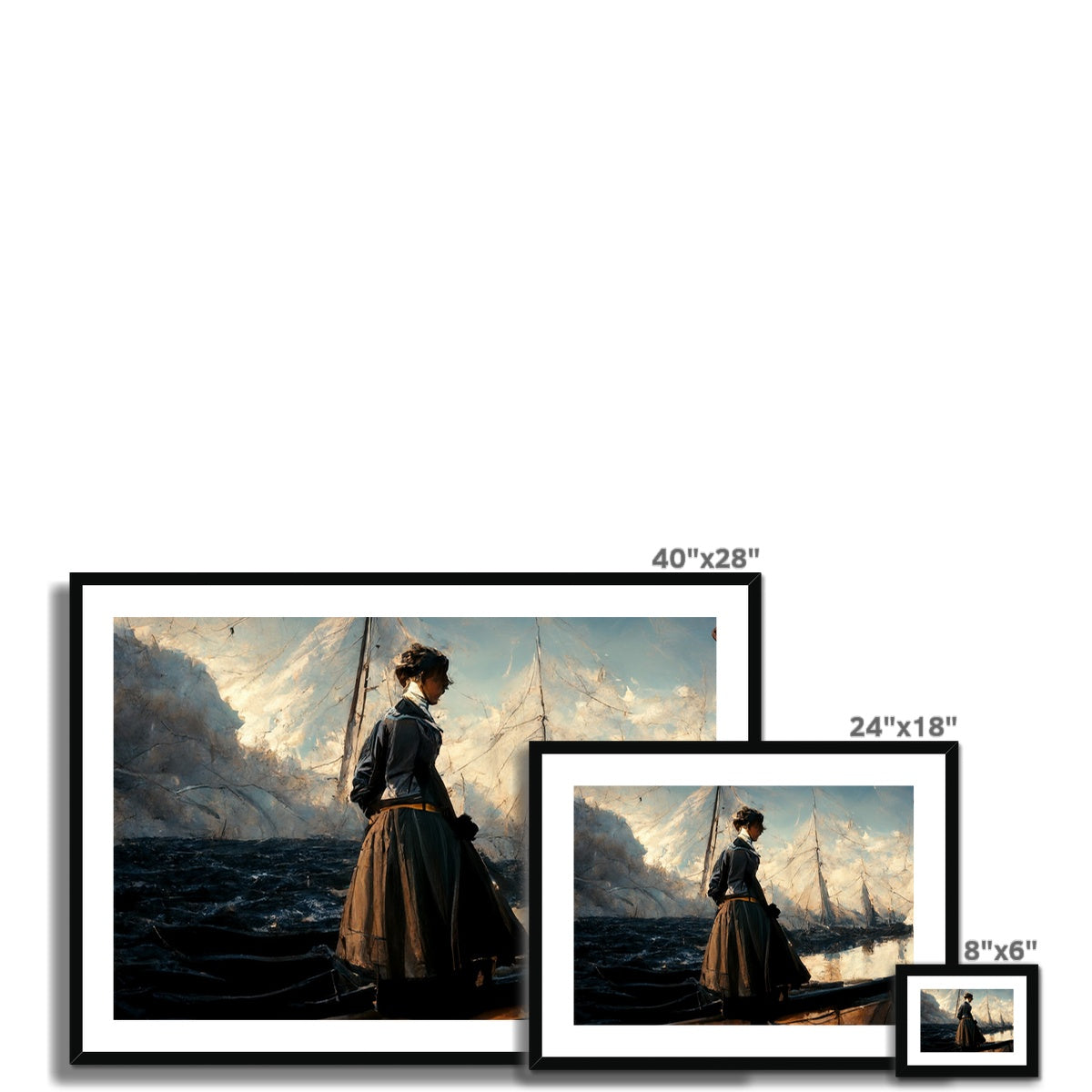 What if Ida roamed Framed & Mounted Print Ramble & Roam