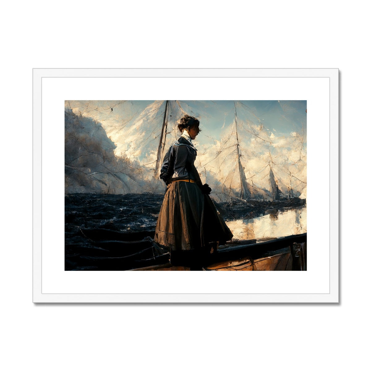 What if Ida roamed Framed & Mounted Print Ramble & Roam