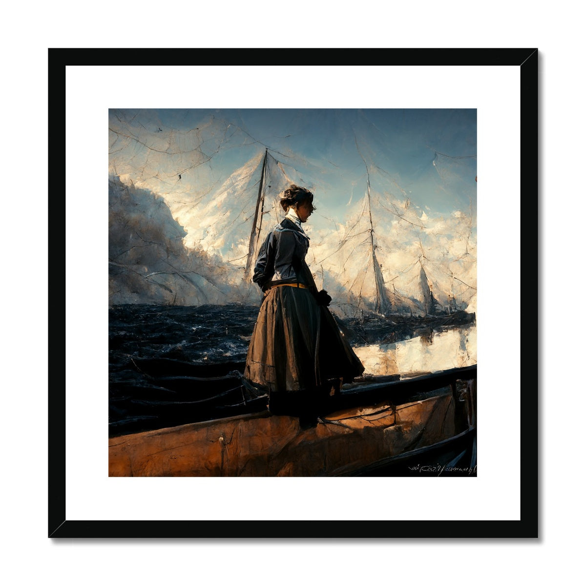 What if Ida roamed Framed & Mounted Print Ramble & Roam