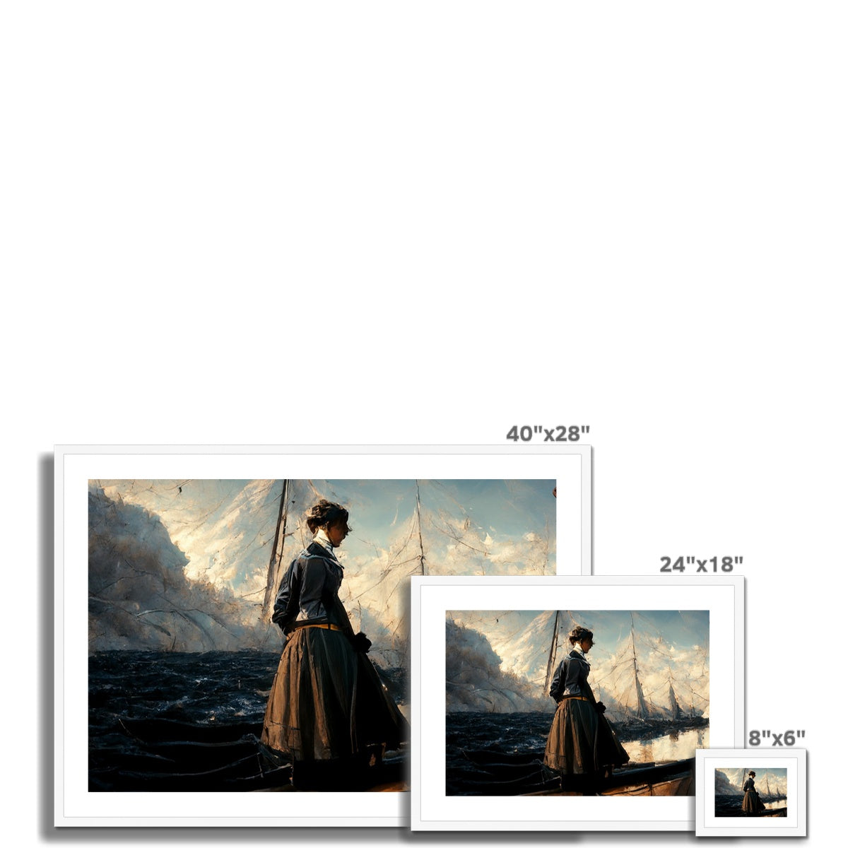 What if Ida roamed Framed & Mounted Print Ramble & Roam