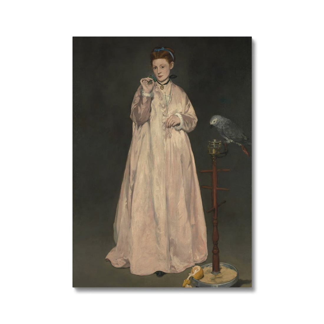 Young Lady in 1866, Edouard Manet Canvas Ramble &amp; Roam