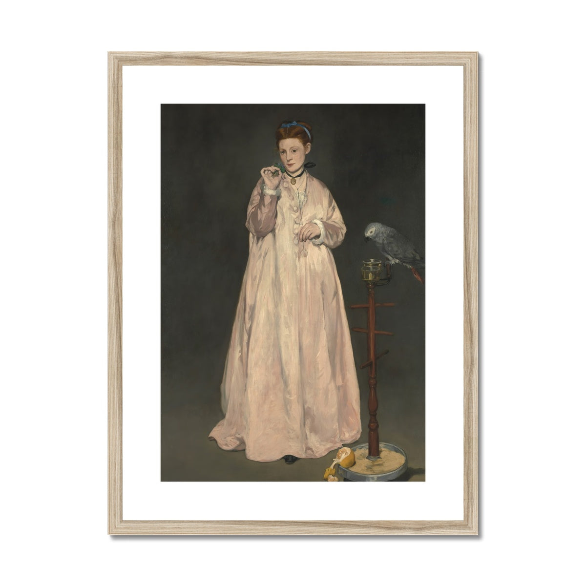 Young Lady in 1866, Edouard Manet Framed & Mounted Print Ramble & Roam