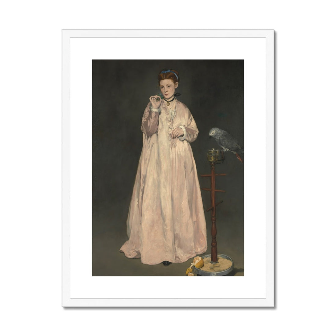 Young Lady in 1866, Edouard Manet Framed &amp; Mounted Print Ramble &amp; Roam